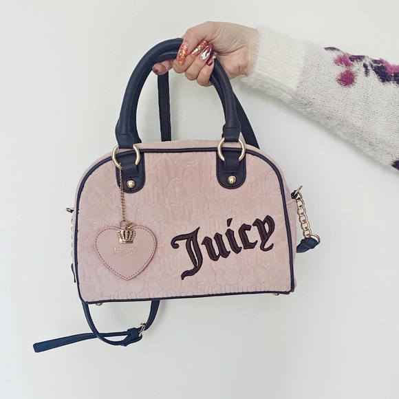 Juicy Couture Pink and chocolate vintage dreams satchel - Picture 4 of 5